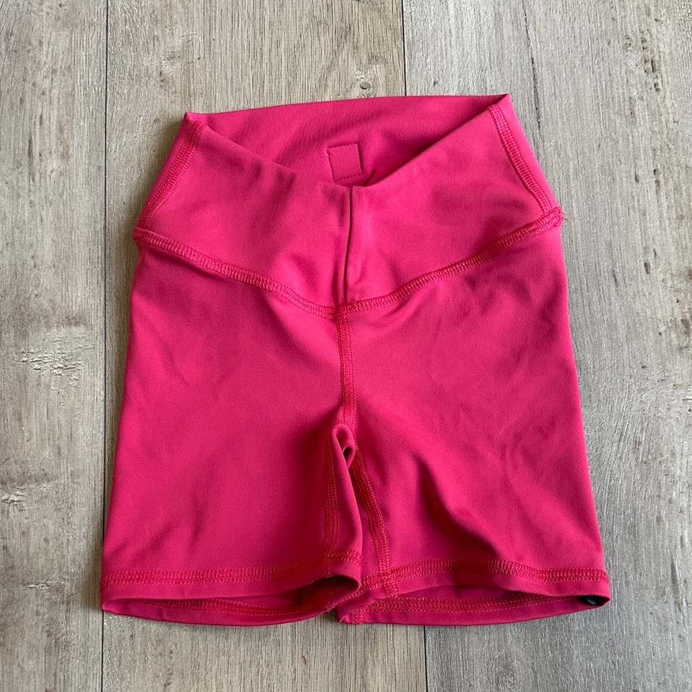 five dancewear YM dark pink dance shorts